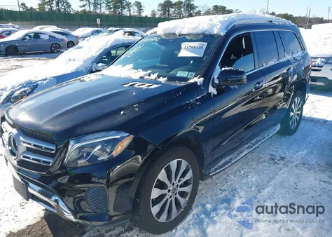 2018 Mercedes-Benz Gls 450 4Matic z USA, uszkodzony, nr VIN 4JGDF6EE2JB153889